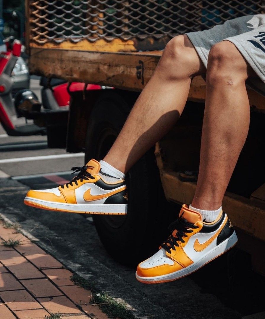 jordan 1 low taxi yellow
