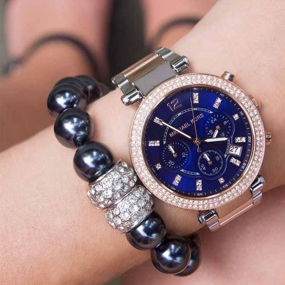 Gift to your Favorite Michael Kors Women s MK6141 Parker Two Tone Watch