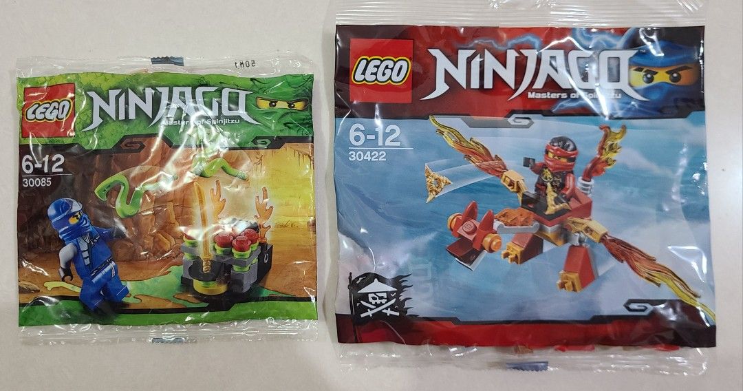 全新Lego 30085 + 30422 合共2包polybags ，Jay Jumping Snakes + Kai
