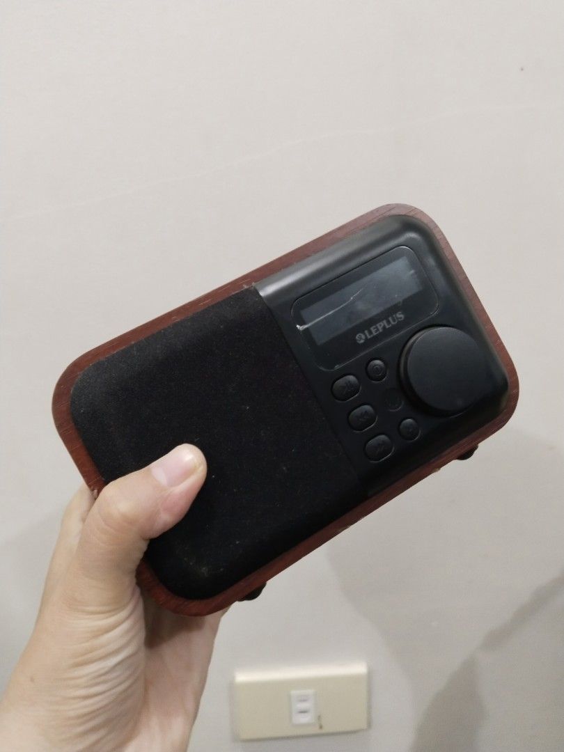 Affordable Leplus Wooden Alarm Clock Microphone bluetooth Speaker 😍👌 (Category: Soundbars, Speakers & Amplifiers) located in Malolos. Submitted by afford.japan (Listing ID 1321197700, Image 1). Description: Affordable Leplus Wooden Alarm Clock Microphone bluetooth Speaker 😍👌.