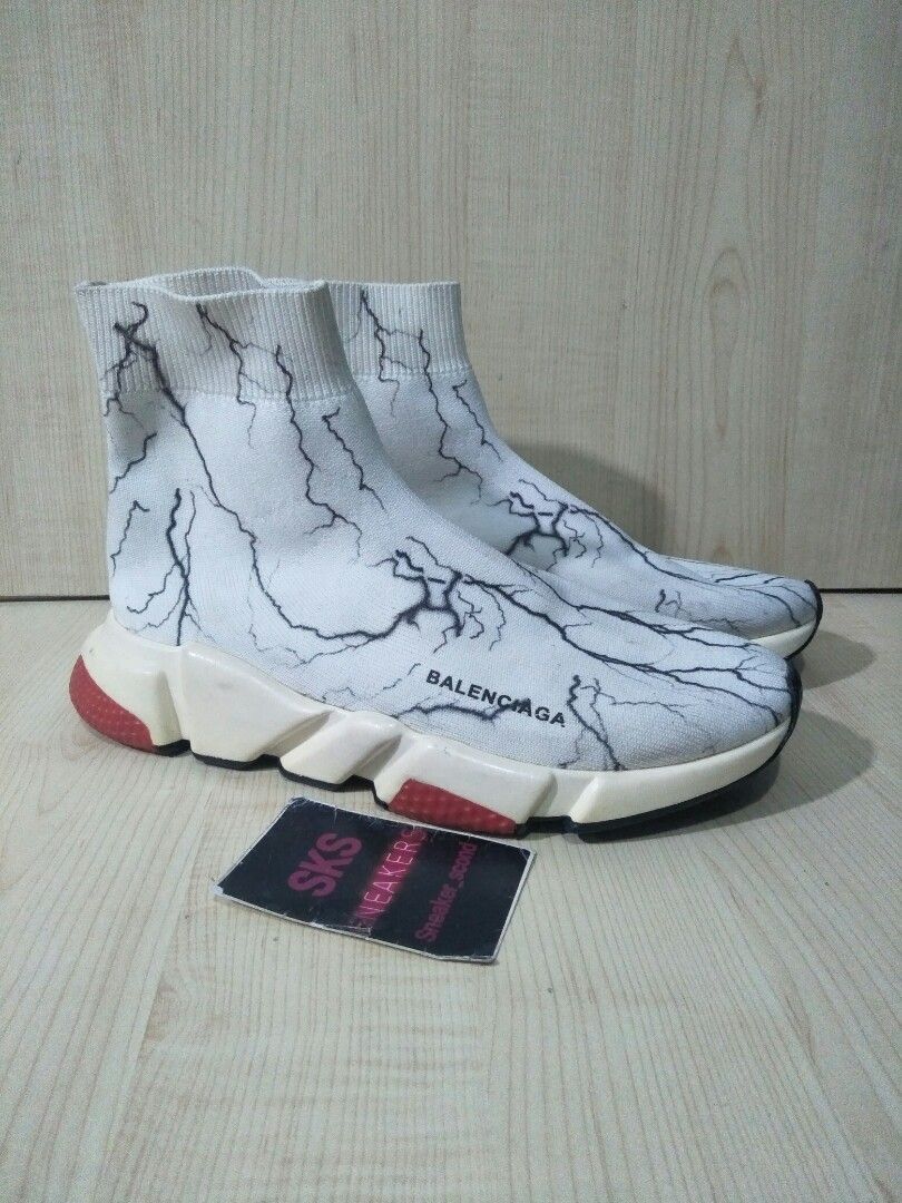 Marble balenciaga speed trainer clearance