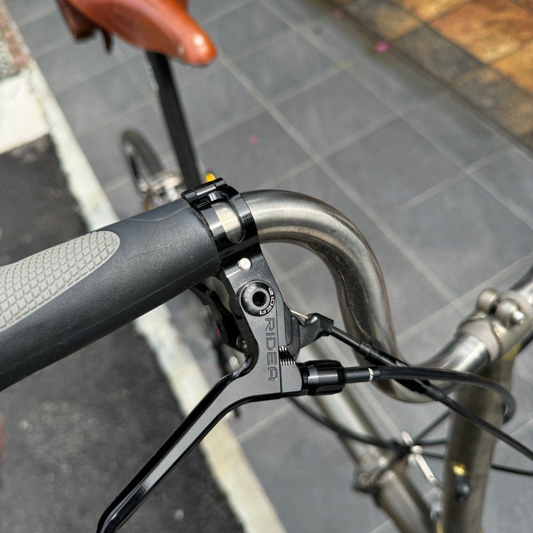 Brompton Raw Lacquer Titanium, Sports Equipment, Bicycles & Parts ...