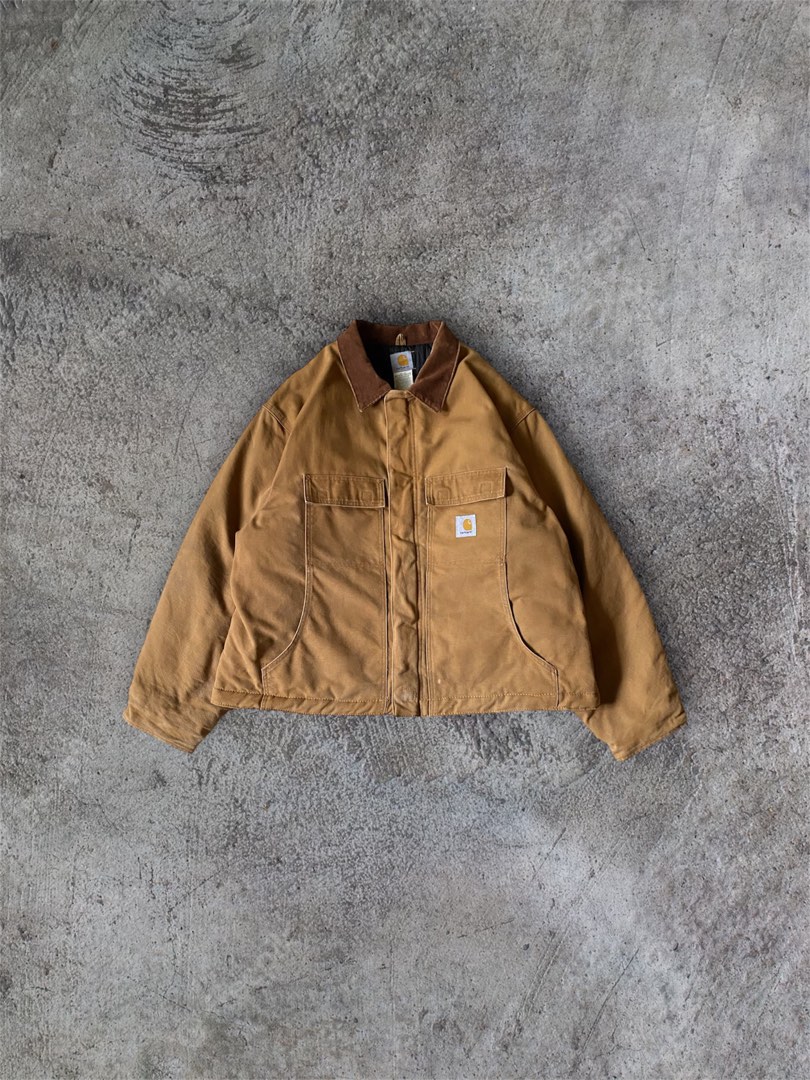 Carhartt C03 Quilt Lined Arctic Jacket Brown Men s Fashion Coats Jackets and Outerwear on Carousell