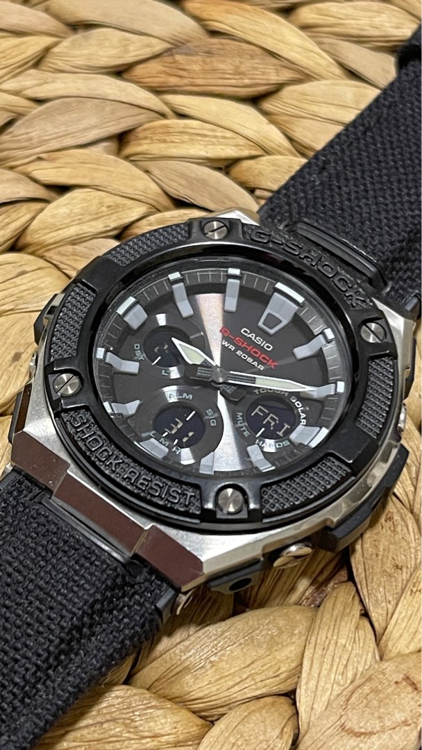 CASIO GST S330AC 1ADR BLACK Men s Fashion Watches Accessories Watches on Carousell