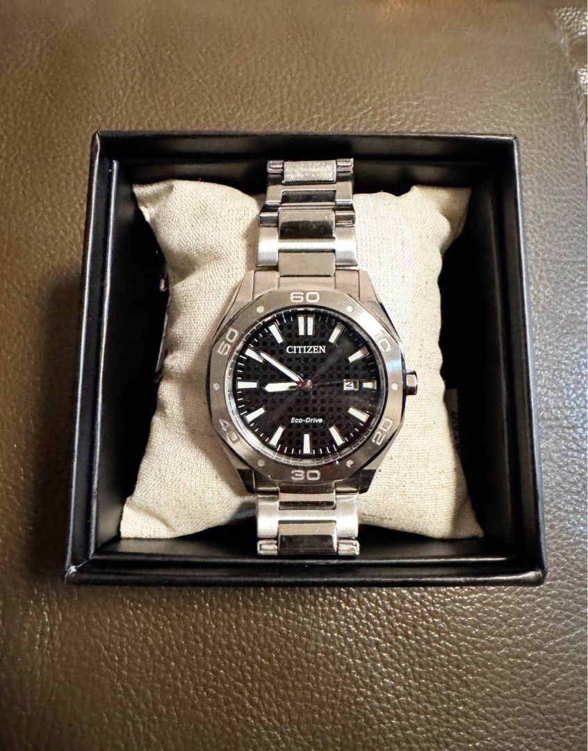 Citizen Eco Drive Silver Stainless Steel Strap Men Watch BM7630 80E Men s Fashion Watches Accessories Watches on Carousell