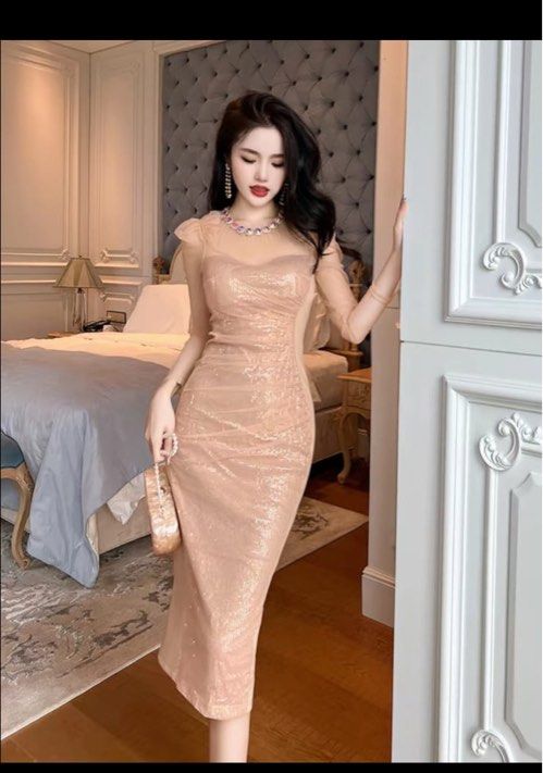 Classy Luncheon Evening Dress