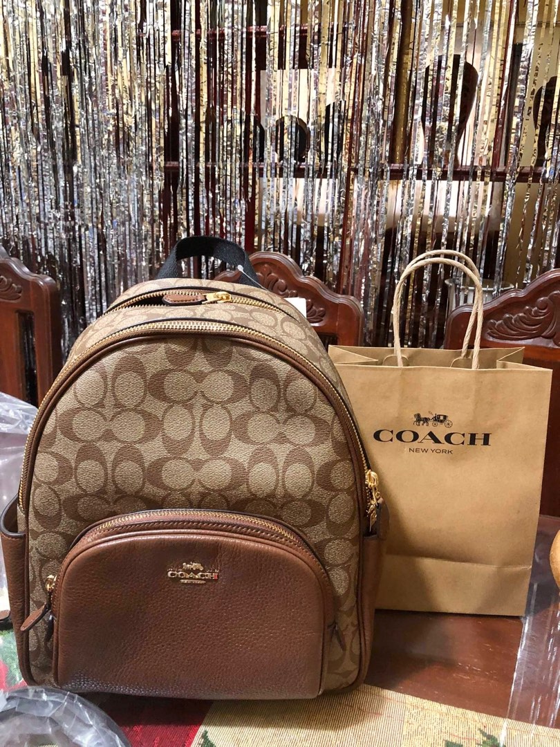 Coach Court Signature Backpack Luxury Bags Wallets on Carousell