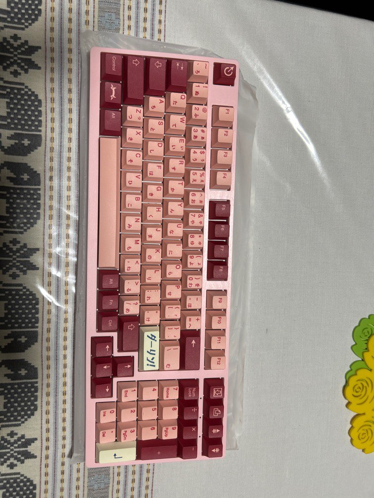 Custom keyboard Pink, Computers & Tech, Parts & Accessories, Computer ...