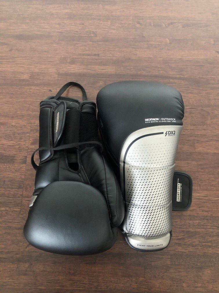 DECATHLON OUTSHOCK KICK BOXING MUAY THAI SPARRING GLOVES 14oz Sports Equipment Other Sports Equipment and Supplies on Carousell