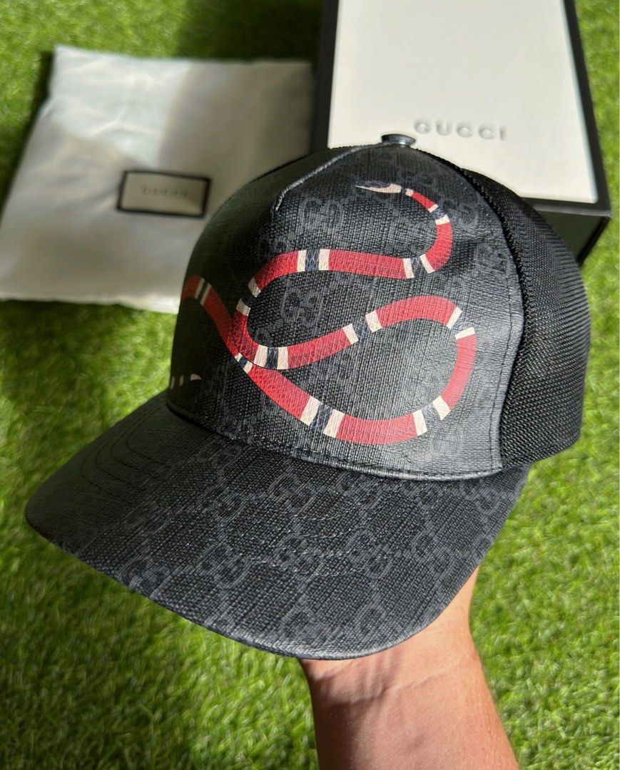 Gucci cap snake Men s Fashion Footwear on Carousell