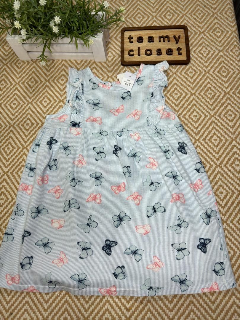 H M Butterfly Dress 12 18m