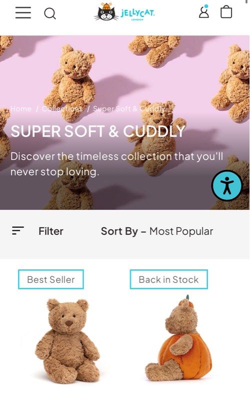 Jellycat website shop