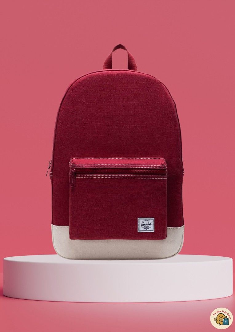 Herschel Cotton Casual Daypack Women s Fashion Bags Wallets Backpacks on Carousell
