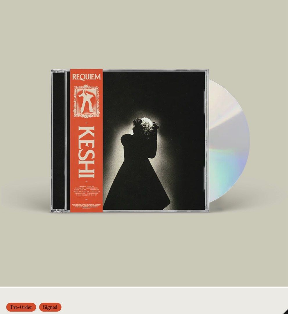 Keshi Requiem Standard LP 簽名碟預購, 興趣及遊戲, 音樂、樂器& 配件, 音樂與媒體- CD 及DVD -  Carousell