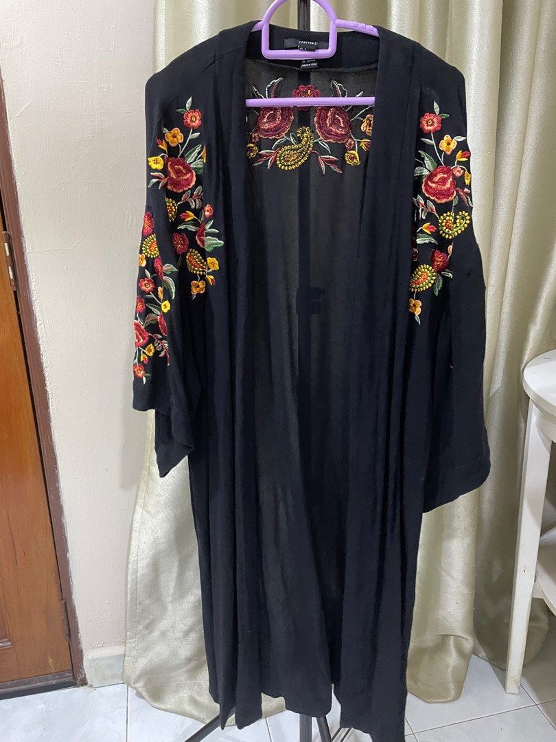 Long Cardigan Forever 21 Women s Fashion Tops Other Tops on Carousell