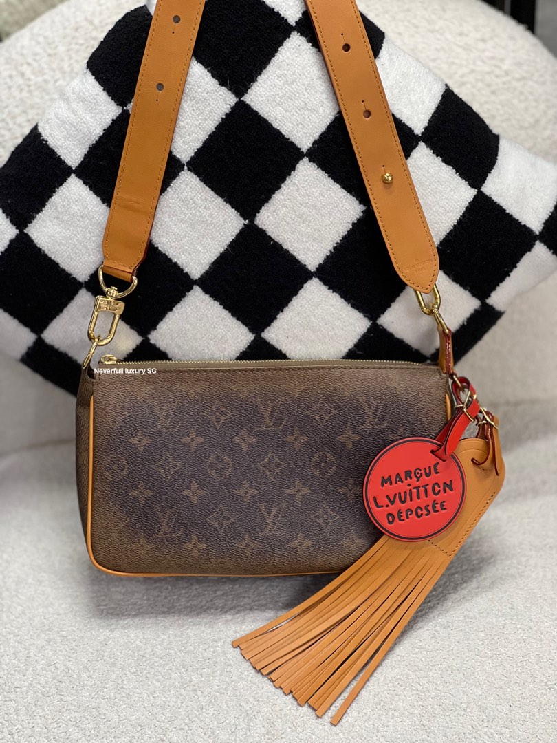 Louis vuitton pochette canvas clearance