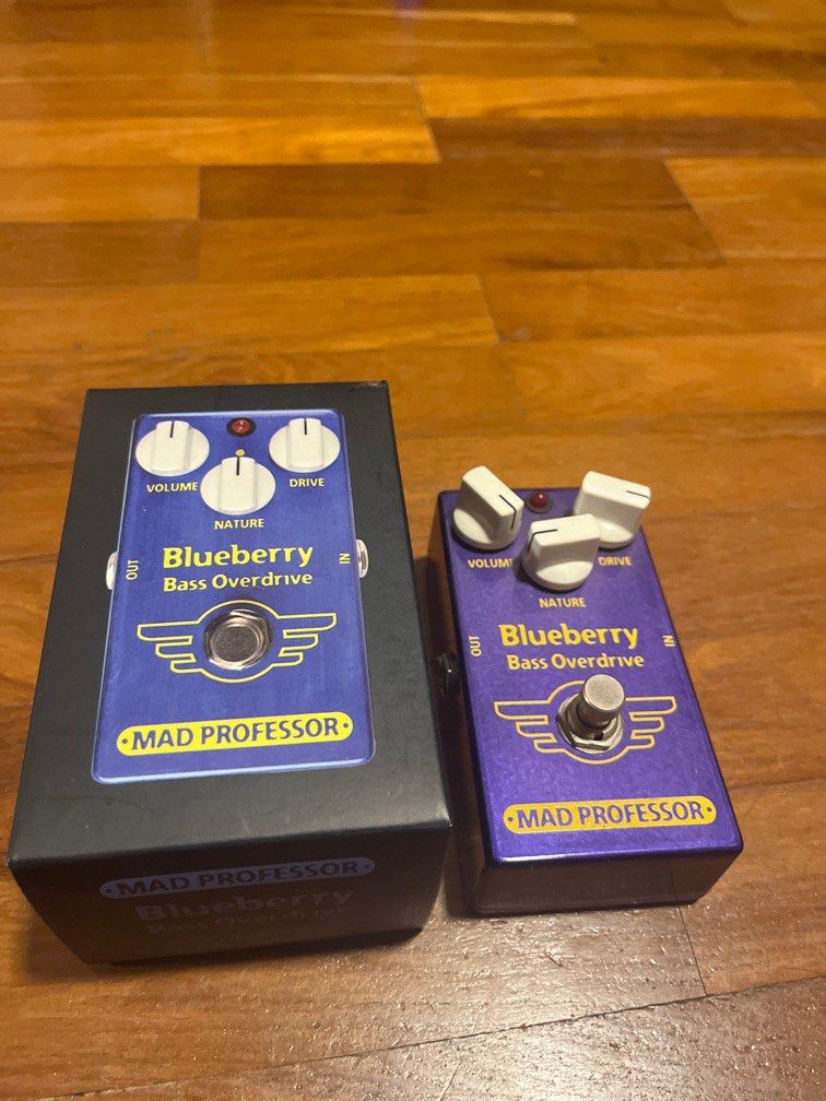 ベース MAD PROFESSOR Blueberry Bass Overdrive Mad Professor Blueberry Bass Overdrive - Tonebox.com