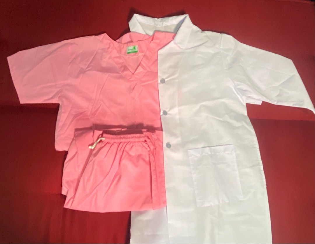 Medical Uniform Bundle (Category: Medical Supplies & Tools) located in Quezon City. Submitted by allanlazaro (Listing ID 1321150919, Image 1). Description: Medical Uniform - 1 Lab gown, L-XL - Pink scrub suit, L (damaged) Sold as a set only -Delivery: care of buyer or pick up at Don Raul Building in Kamuning, QC. (weekdays only) -MOP: Gcash or Bank Transfer (payment first).