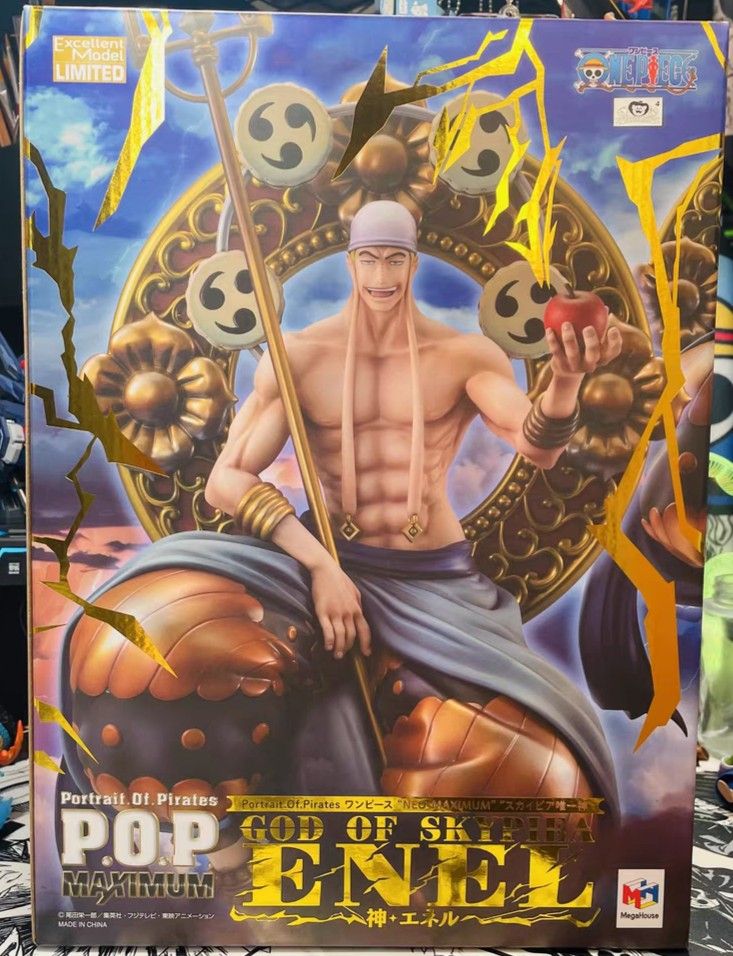 Megahouse One Piece P.O.P Portrait of Pirates POP maximum god enel figure (Category: Toy Figures) located in Singapore. Submitted by megah0use (Listing ID 1321246747, Image 1). Description: Conditions: Brand New.