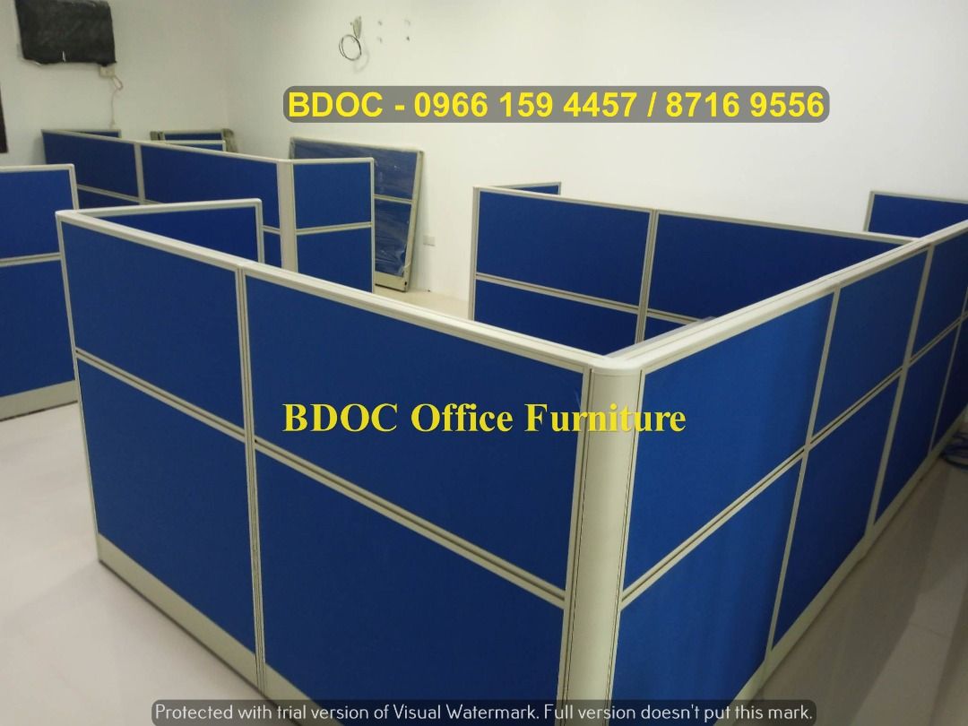 MODULAR OFFICE PARTITION // WORKSTATION CUBICLE // OFFICE FURNITURE ...