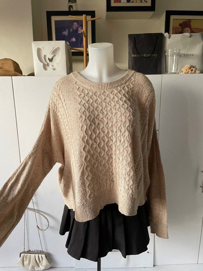 Multi color speckled sweater store