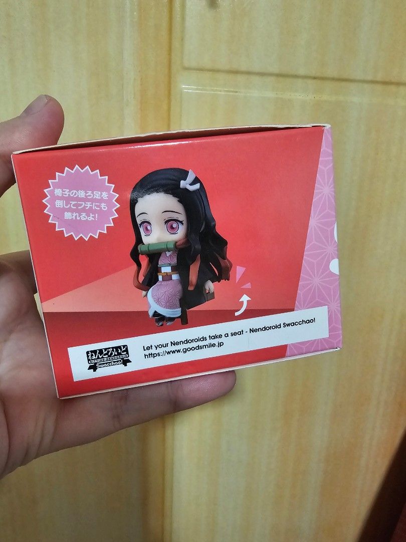 Nendoroid Swacchao Nezuko Kamado (Category: Figurines & Statues) located in Pasig City. Submitted by trisha_12 (Listing ID 1321293169, Image 3). Description: Nendoroid Swacchao Nezuko Kamado MISB sealed box in good condition no to low ballers.