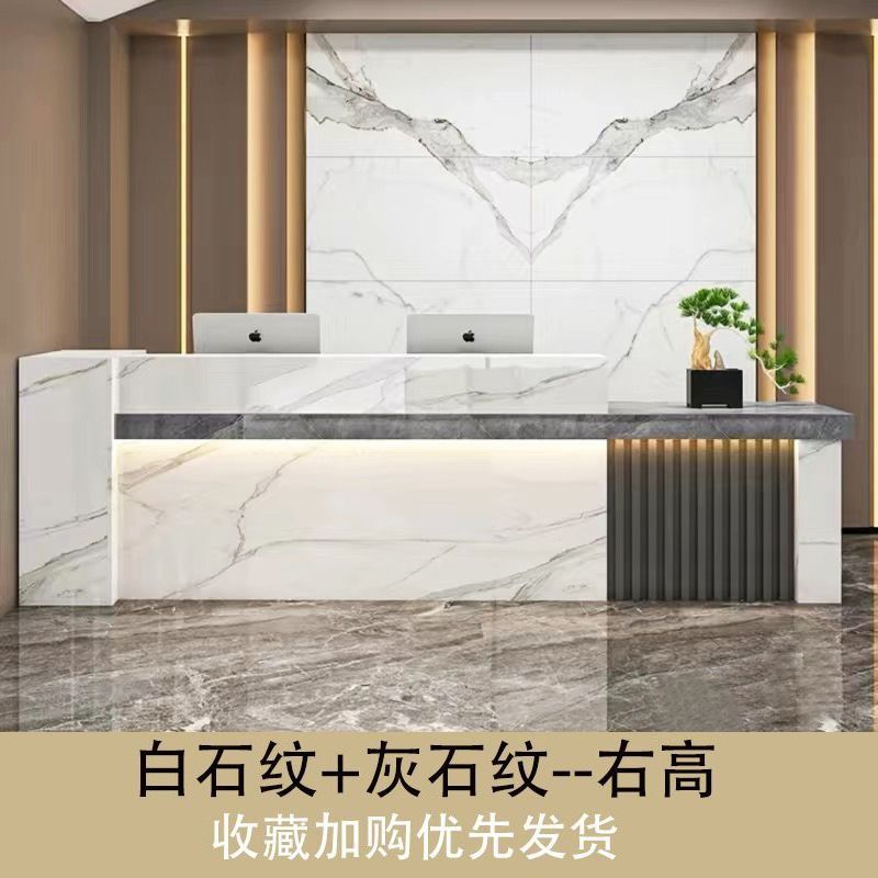 New Chinese style company front desk, reception desk, bar counter