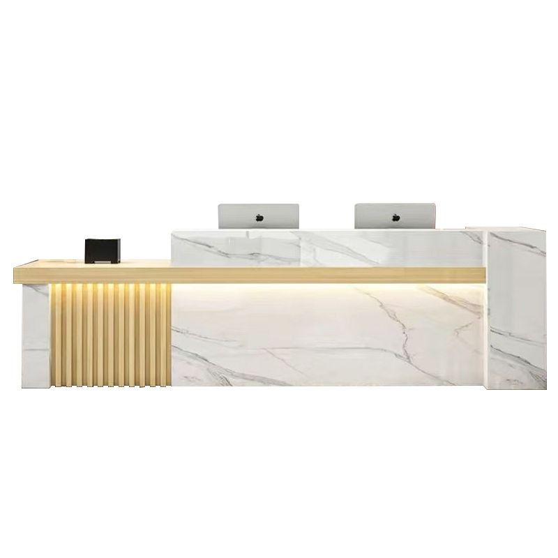 New Chinese style company front desk, reception desk, bar counter