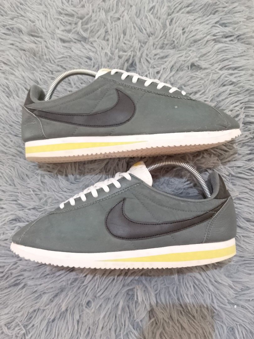 Nike Cortez Classic Nylon Leather Bomber Grey Size 43 insole 275 made in Indonesia Fesyen Pria Sepatu Sneakers di Carousell