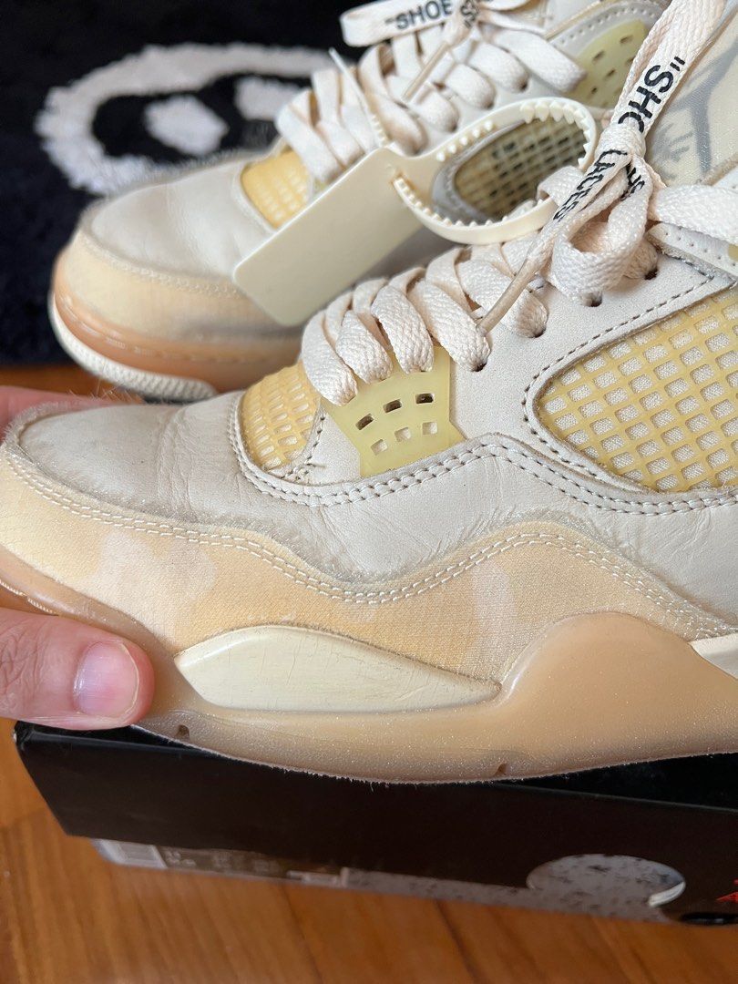 off white jordan 4 inside