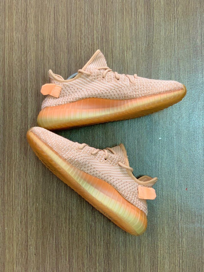 ORIGINAL ADIDAS YEEZY BOOST 350 V2 CLAY 9.5uk 28cm Men s Fashion Footwear Sneakers on Carousell