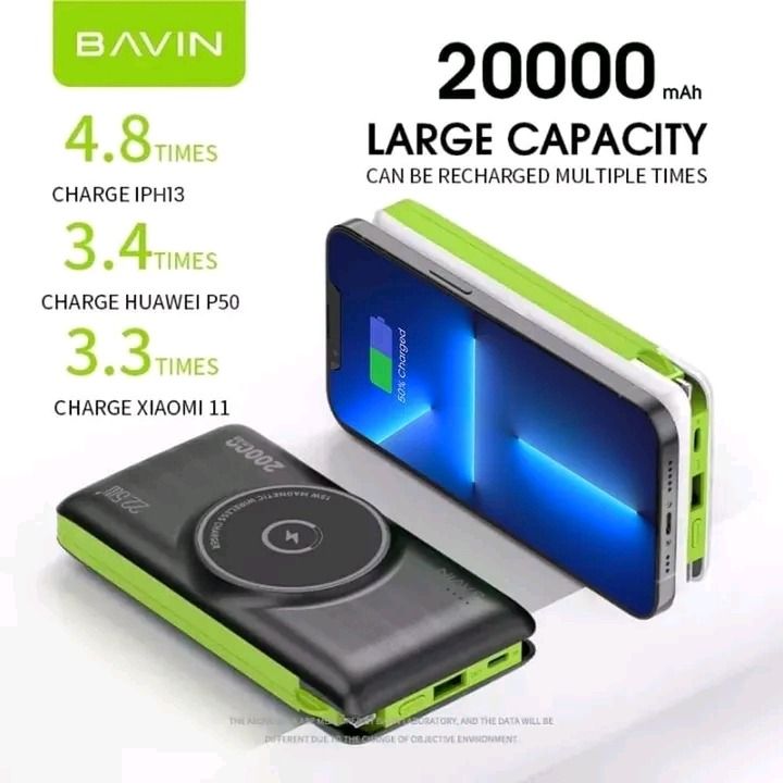 original bavin 20000mah powerbank, Mobile Phones & Gadgets, Mobile ...
