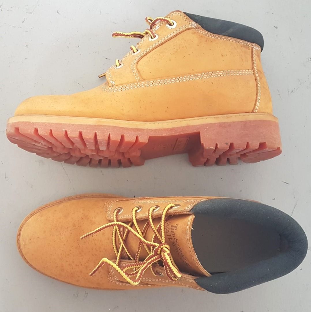 Original Timberland Wheat Leather Boots US 8.5 UK 8 EU 42 Waterproof Model Natural Comfort 6