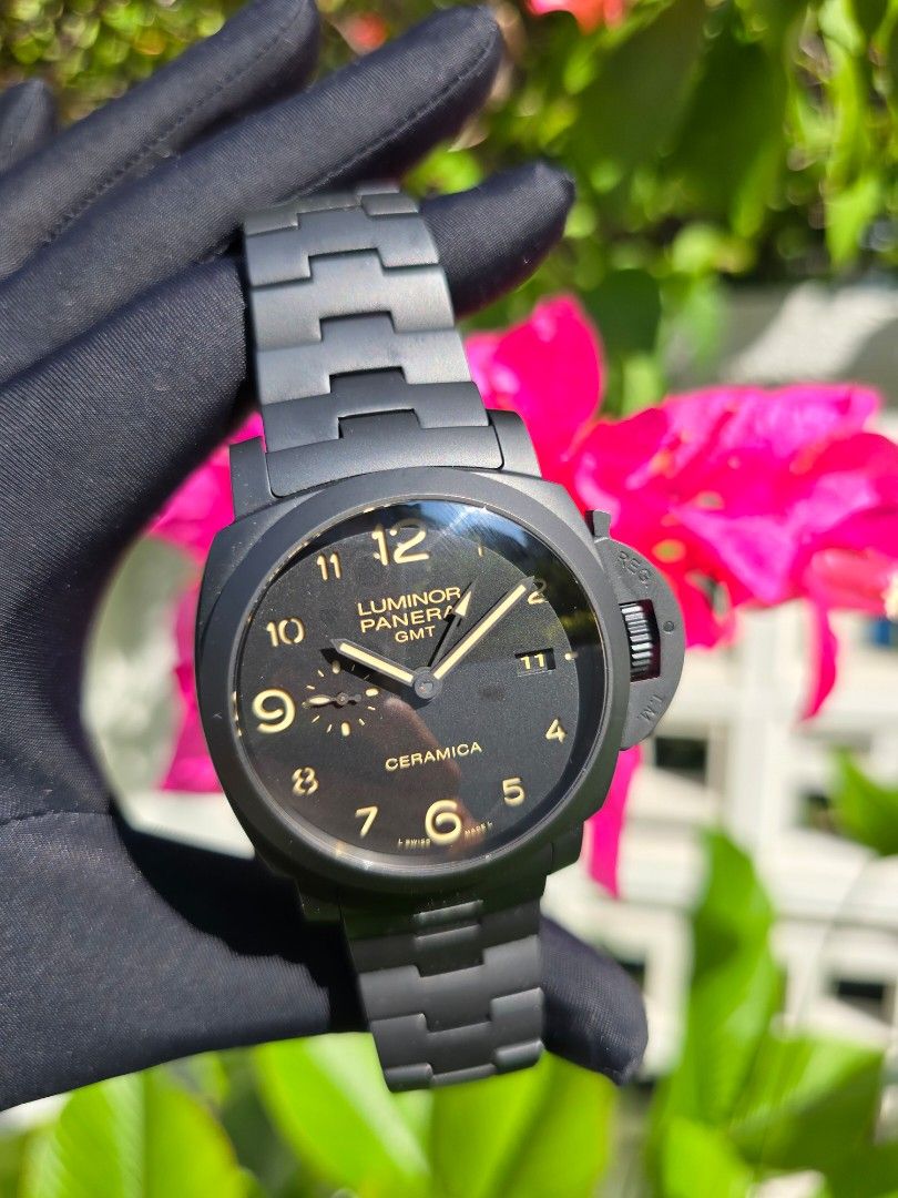 PANERAI PAM00438 TUTTONERO LUMINOR 1950 3 DAYS GMT PAM 438 PAM438 PAM0438 CERMICA CERAMIC 438 Luxury Watches on Carousell