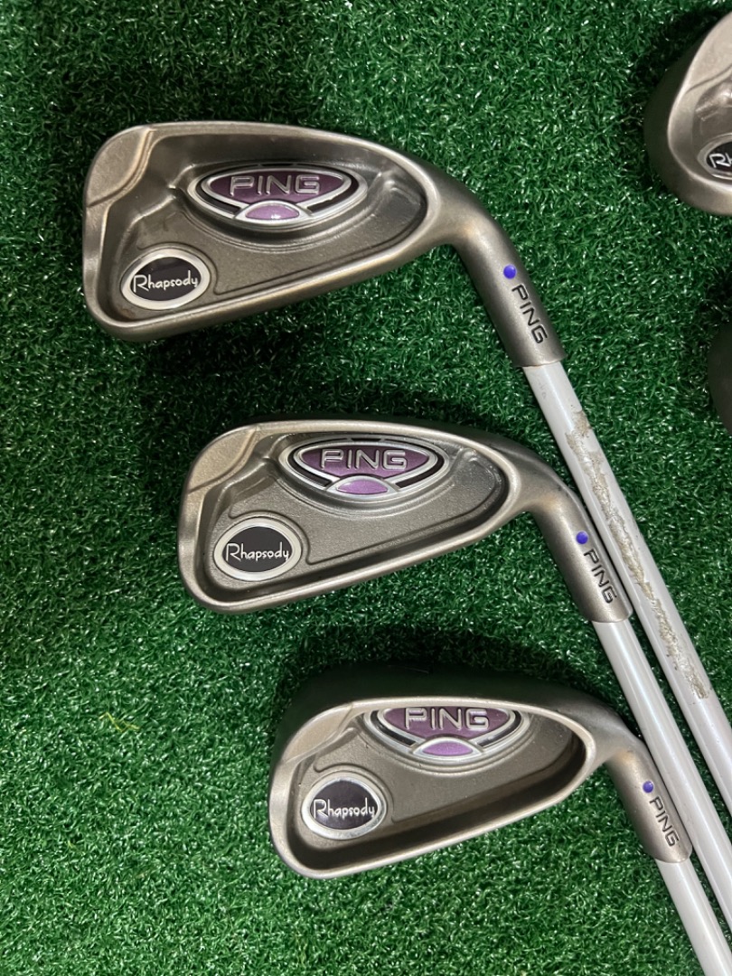 Ping Rhapsody Graphite Ladies Golf Irons 5-S flexL, Sports Equipment ...