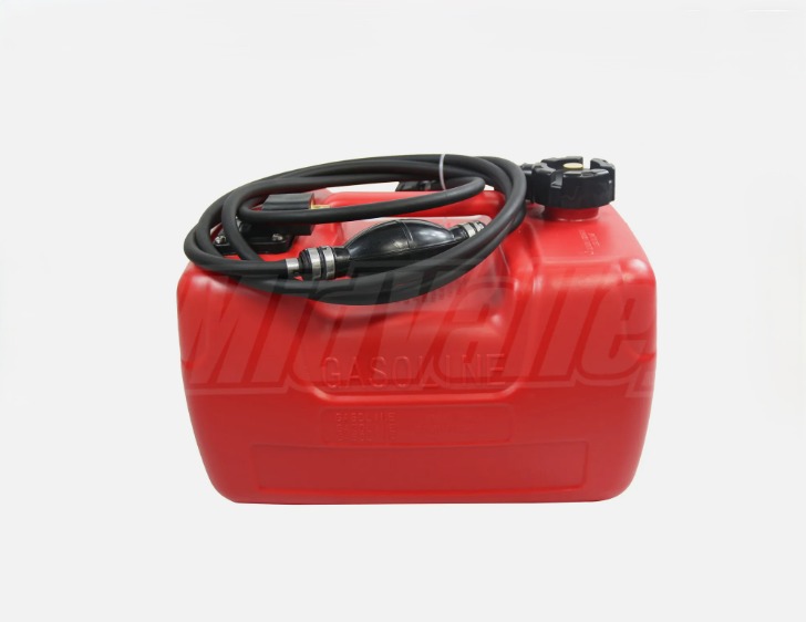 3.2 Gal Marine Fuel Tank 3.2 Gallon Portable Marine Fuel Tank - Polyethylene Outboard Engine Gas Can With Built-In Filter 12 Gallon Boat Gas Tank - Foto 9