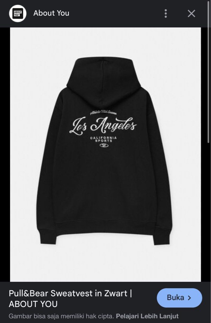 Bear Original Hoodie Pria Pull And Bear Jual SWEATER HOODIE PULL N