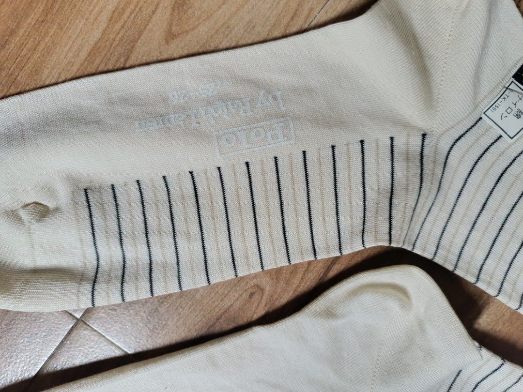 Ralph Lauren Sock (Category: Socks) located in Bambang. Submitted by zythrifting (Listing ID 1321222964, Image 2). Description: Polo by Ralph Lauren Sock Excellent Condition Paa mo na lang kulang🤣 +sf Loc:Nueva Vizcaya Mop:Cash g.