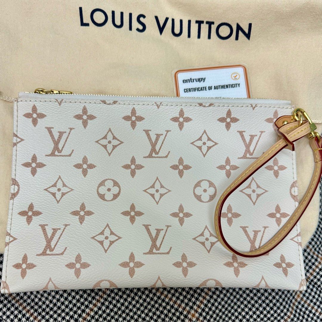 SUPERSALE!!! RARE‼️LV Pouch White Monogram (Category: Luxury Bags & Wallets) located in Taguig. Submitted by anniething.goes (Listing ID 1321267800, Image 1). Description: Like new condition Rank SA LV pouch in white monogram Rare find‼️ Comes with Entrupy, dustbag and paperbag All sales are final‼️ No joy reservers‼️ No low ballers‼️ All sales are final, no return no exchange no refund unless proven fake‼️.
