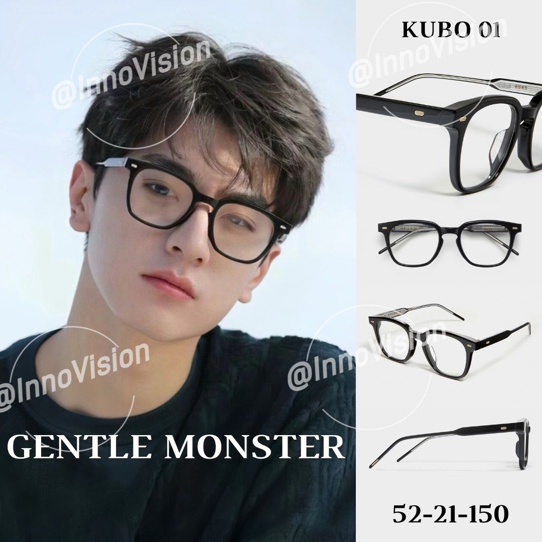 Ready Stock) Kubo 01 Gentle Monster GLASSES (Unisex) Black