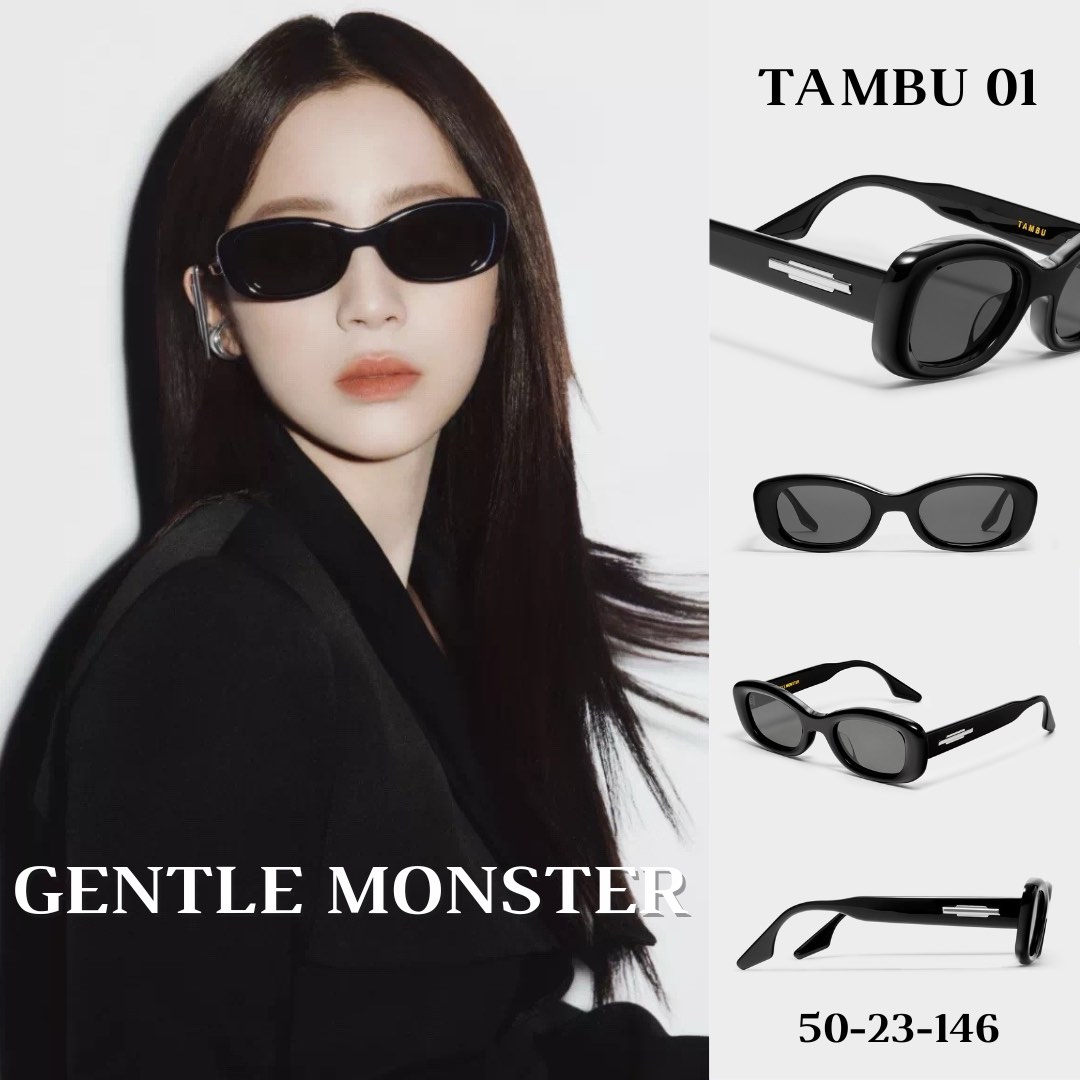 Ready Stock) Tambu 01 | Gentle Monster Sunglasses (Unisex) | Black