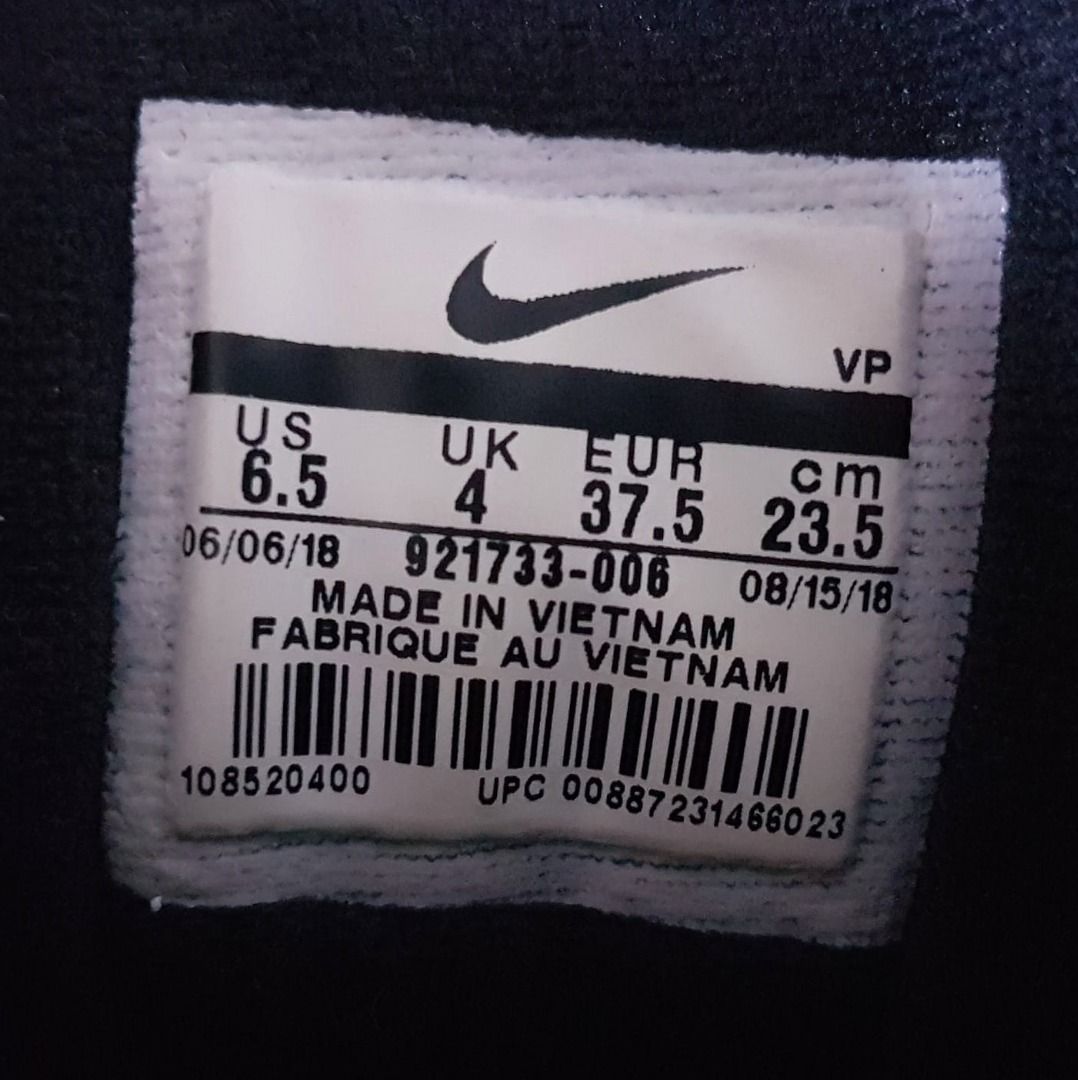 RETRO NIKE Original NIKE Air Max 97 Sneakers US 6.5 UK 4 EUR 37.5 Black White Model Running Shoes Vintage Nike Footwear Timeless Classic
