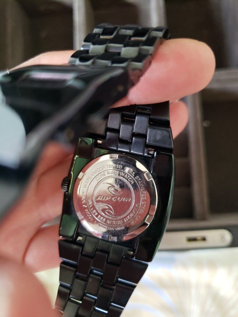 Rip Curl Black Metallic Watch