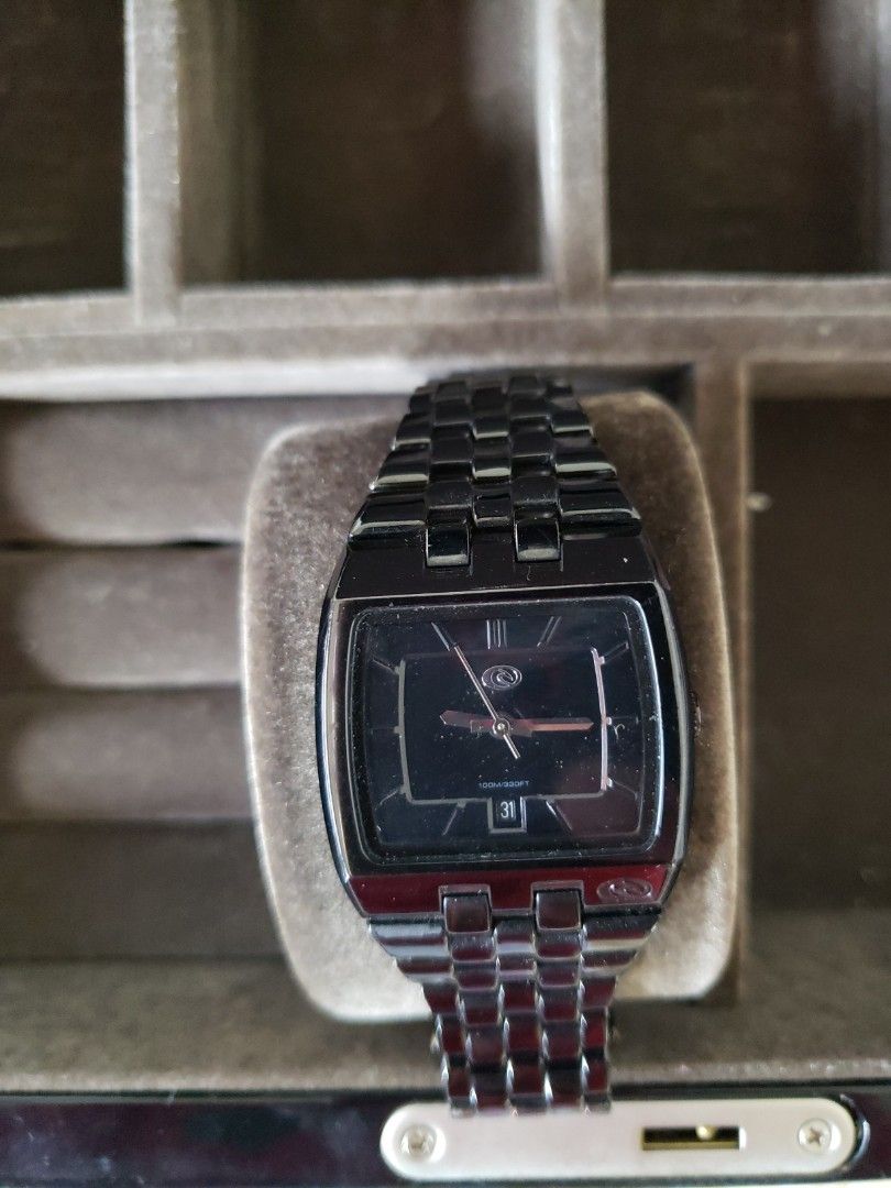 Rip Curl Black Metallic Watch