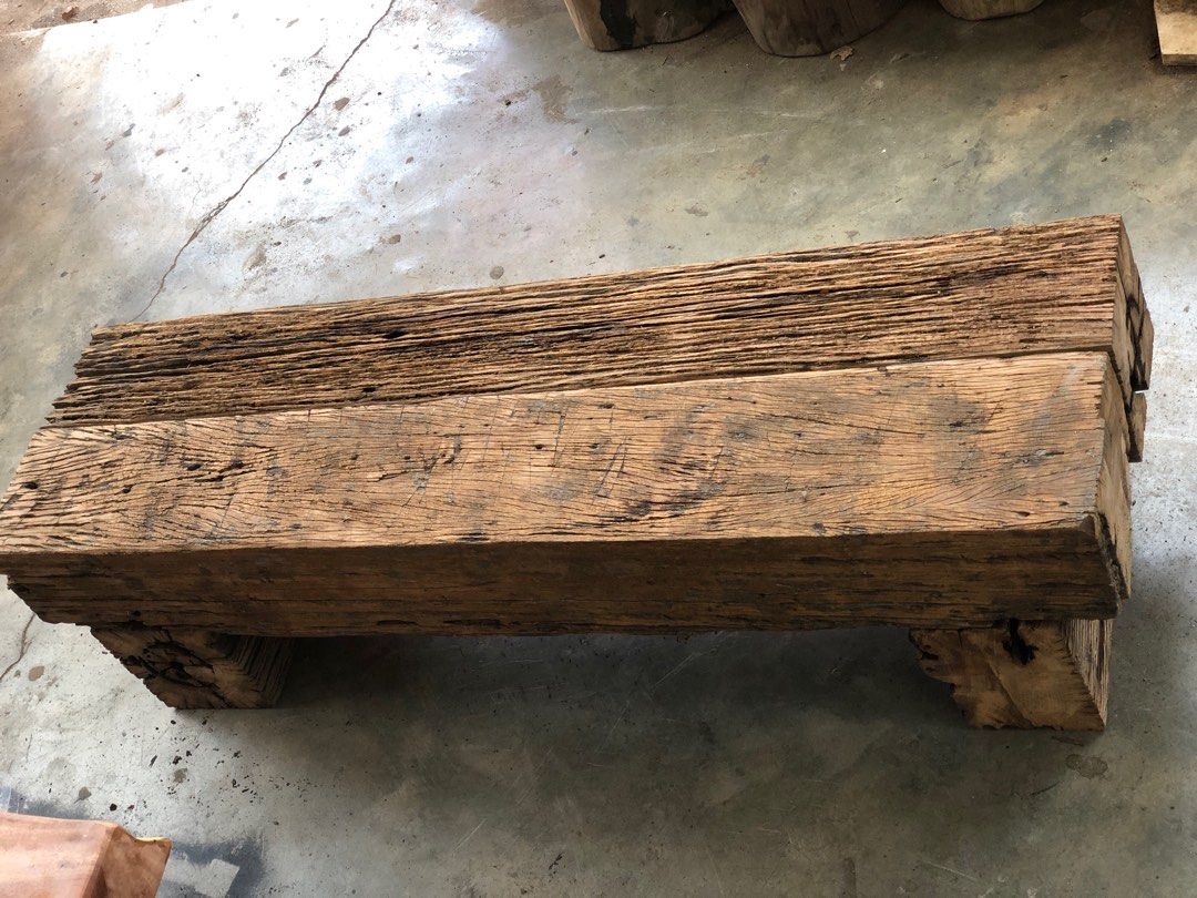 Rustic wooden bench (Category: Outdoor Furniture) located in Pasig City. Submitted by casambhomedecors (Listing ID 1321161221, Image 2). Description: .