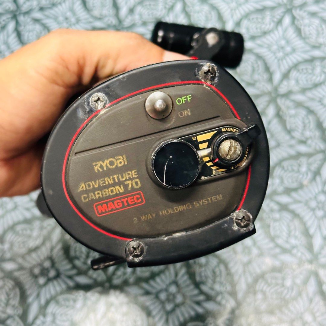 リール RYOBI ADVENTURE CARBON 70 MAGTEC RYOBI ADVENTURE CARBON 70 Boat fishing Bait Reel Vintage #2