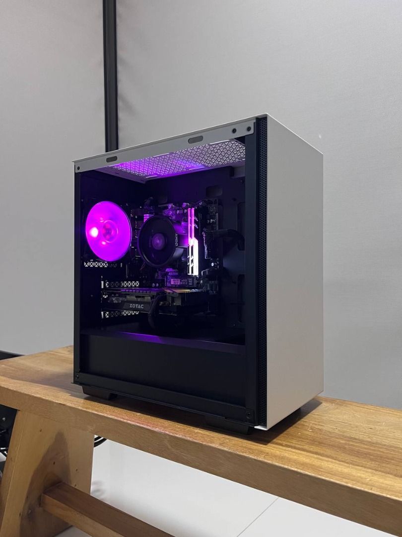 Ryzen 5 1600 GTX 1060 Budget White Gaming PC Computers Tech Desktops on Carousell