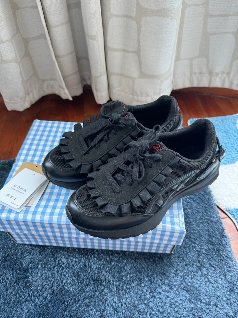 SHUSHU TONG ASICS collaboration black sneakers Carousell