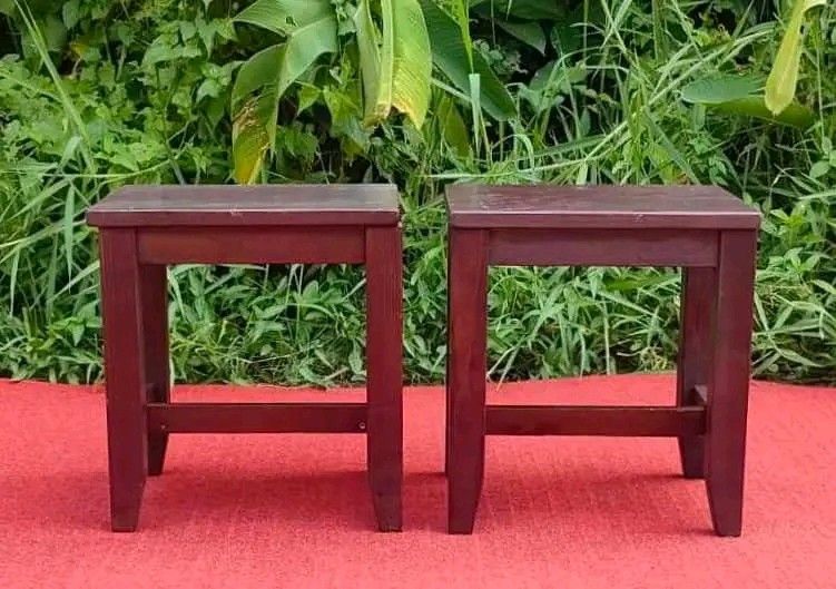 Side Table / Wooden Stool 16”L x 13”W x 17”H Php 4,200 for 2 Php 8,900 for 6 Solid wood In good condition (Category: Chairs) located in Valenzuela. Submitted by princeraya55649 (Listing ID 1321230049, Image 1). Description: Side Table / Wooden Stool 16”L x 13”W x 17”H Php 4,200 for 2 Php 8,900 for 6 Solid wood In good condition.