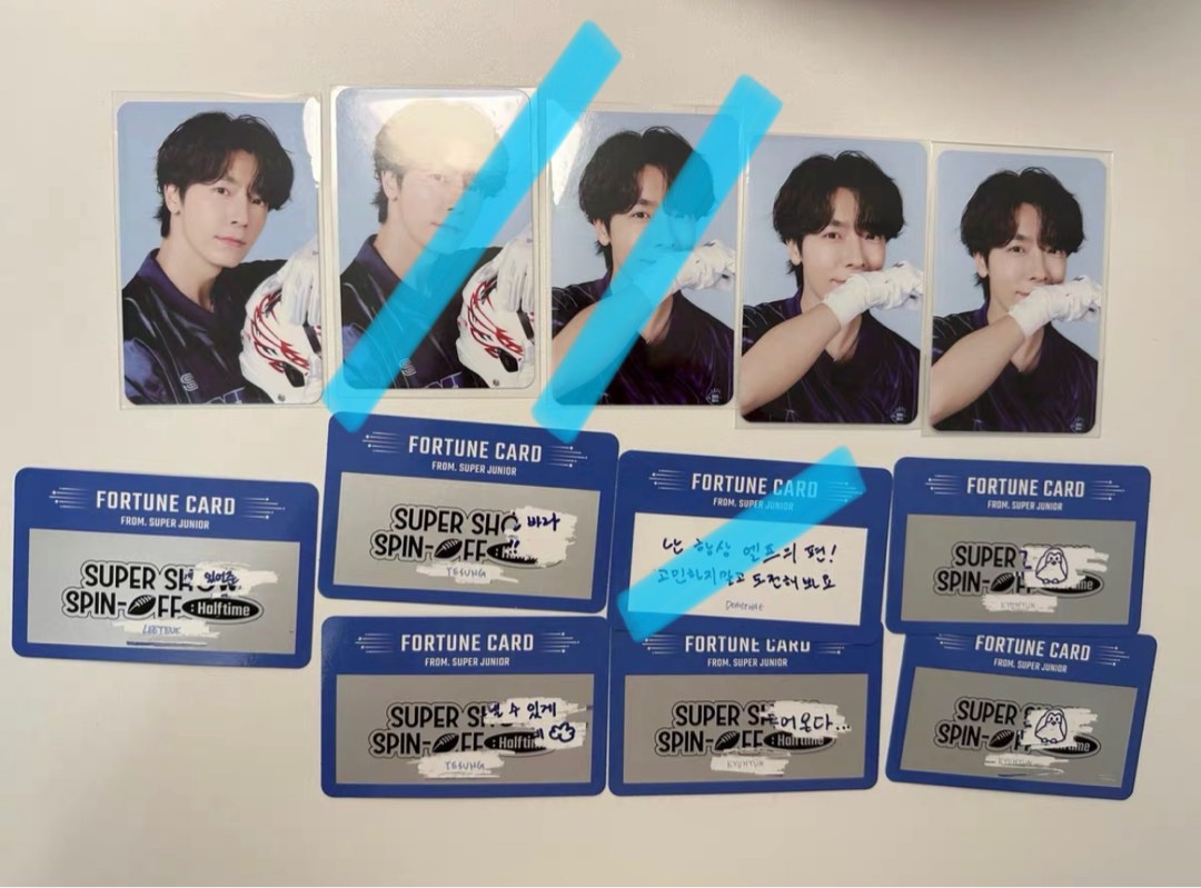 Super Junior - Eunhyuk 2024 Spin-Off: Halftime Fortune Photocard